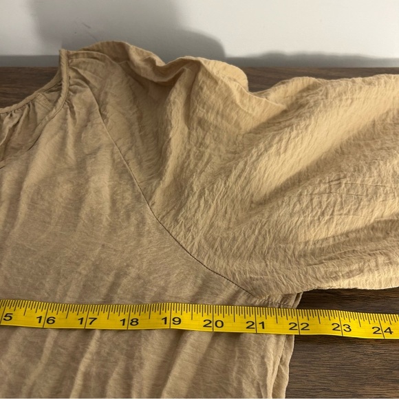 ❤️H&M Elegant Tan Dress M - Picture 8 of 12